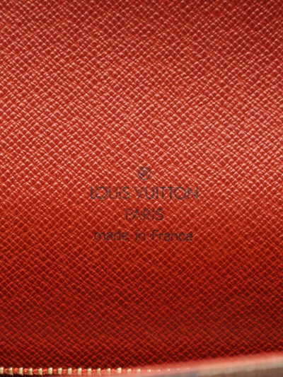 Pre-owned Louis Vuitton 2001 Mini Damier Ebene Tribeca Shoulder Bag In  Brown