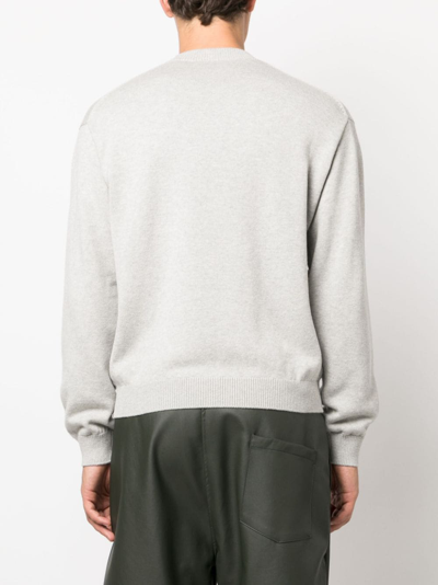 Kenzo Tiger Academy Wool Blend Jumper In Grey