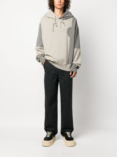 Isabel Marant Cotton Carrot Fit Pants With Belt Loops In Black