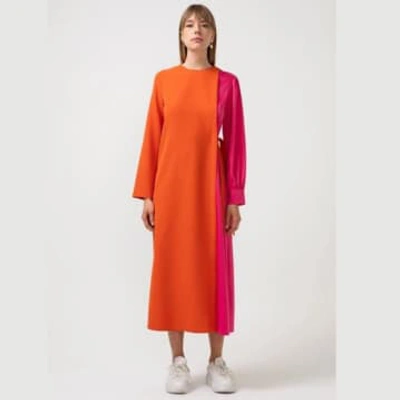 Shop Touche Prive Colour Block Dress