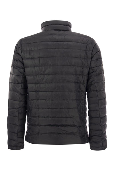 Shop Patagonia Lightweight Down Jacket In Black