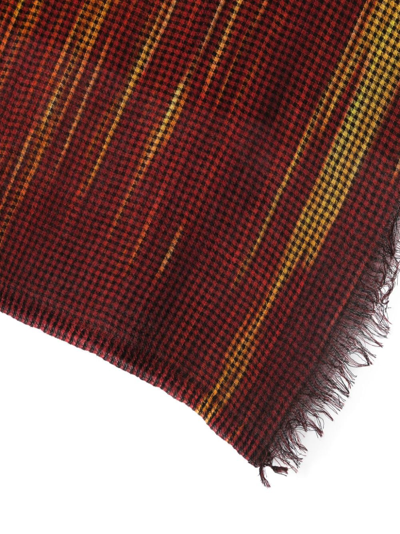 Shop Destin Abstract-pattern Jacquard Scarf In Red
