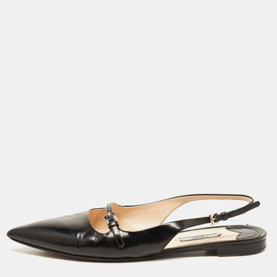 Prada slingback hot sale flats