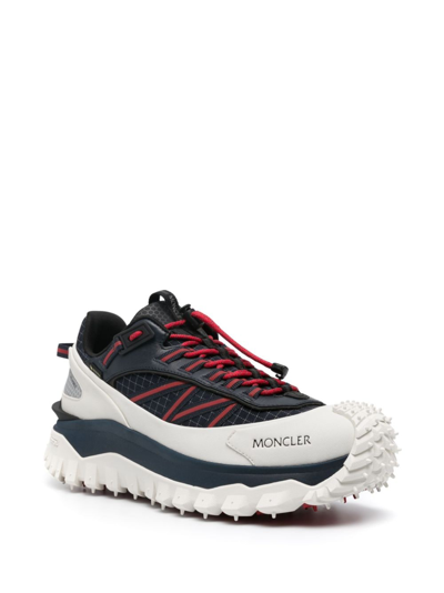 Shop Moncler Trailgrip Gtx Sneakers In White