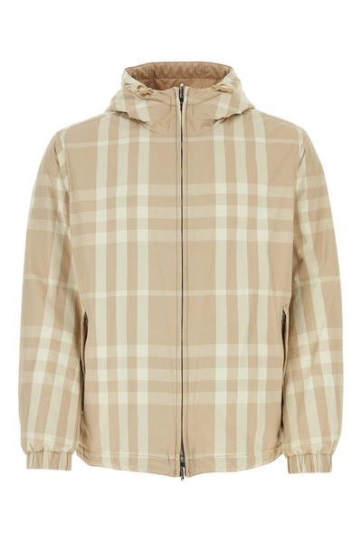 Shop Burberry Jackets In Softfawnipchck