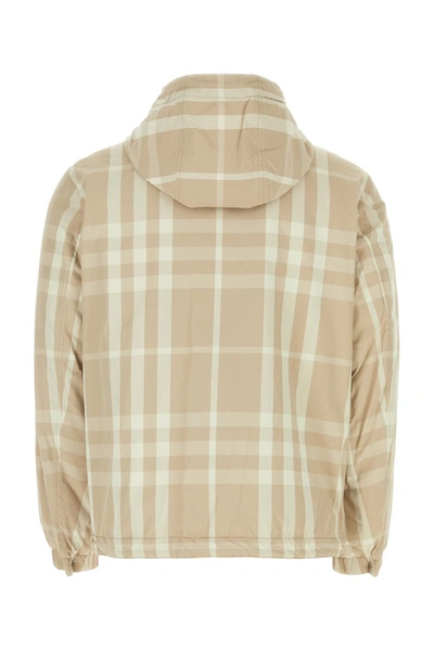 Shop Burberry Jackets In Softfawnipchck