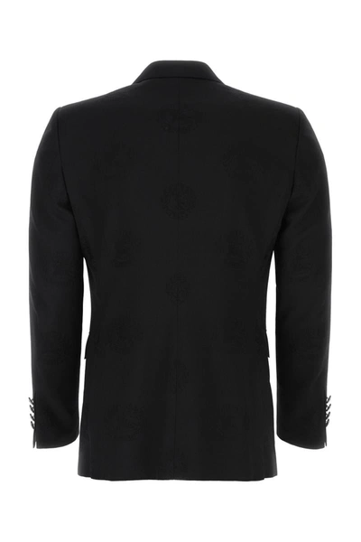Burberry Black Single-breasted Tailored Jacket In A1931