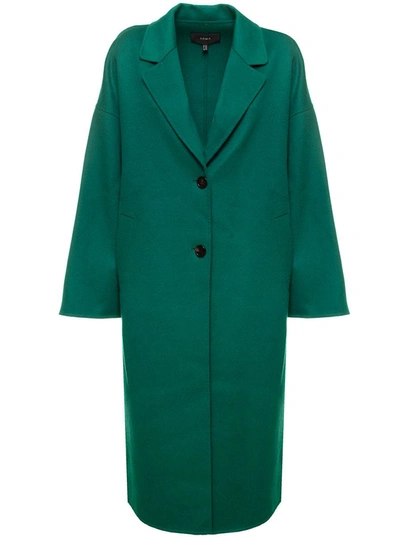 Shop Arma Double Wool Lucrezia Coat In Green