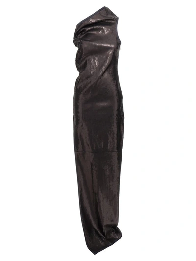 Shop Rick Owens 'athena' Dress In Black