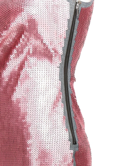 Shop Rick Owens 'athena' Dress In Pink