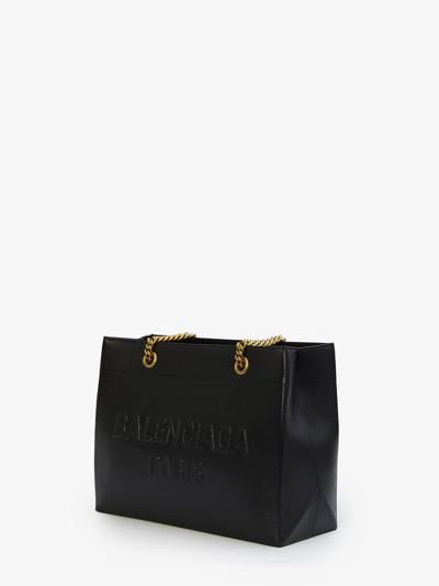 Shop Balenciaga Duty Free Tote Bag In Black