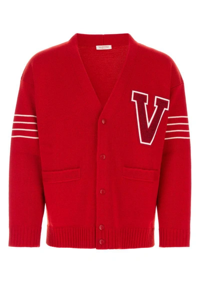 Shop Valentino Garavani Knitwear In Red