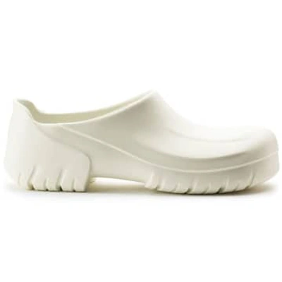 Shop Birkenstock A 640 Pu White Steel Toe Cap Clogs