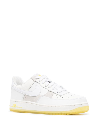 Nike Air Force 1 Low '07 "white And Multicolour" Sneakers In White