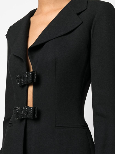 Pre-owned Dior 亮片缀饰半身裙套装（1990年代典藏款） In Black