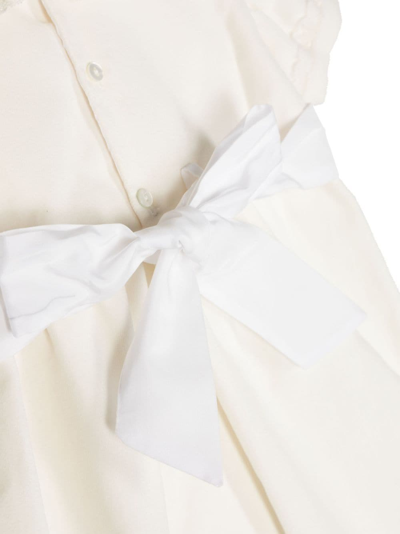 Mariella Ferrari Lace-trim Velvet Shorties In White