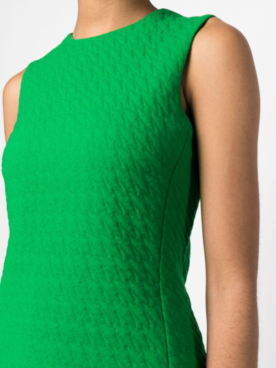 Pre-owned Dior 千鸟格纹无袖上衣（2010年代典藏款） In Green