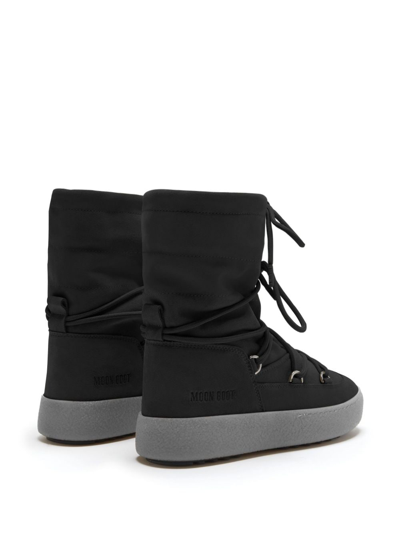 Shop Moon Boot Ltrack Suede Boots In Black