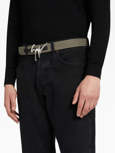 Giuseppe Zanotti Giuseppe Logo-lettering Belt In Brown