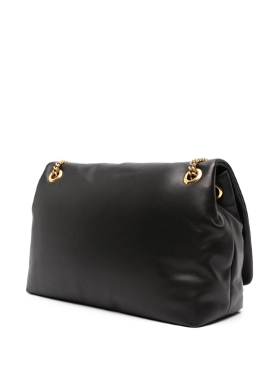 Dolce & Gabbana Medium Devotion Soft Leather Shoulder Bag In Black