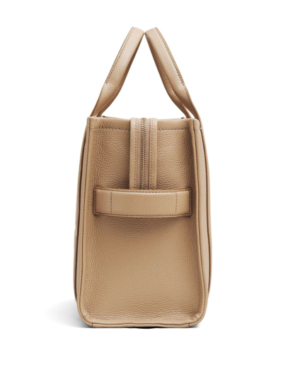 Marc Jacobs Medium The Leather Tote Bag In Brown