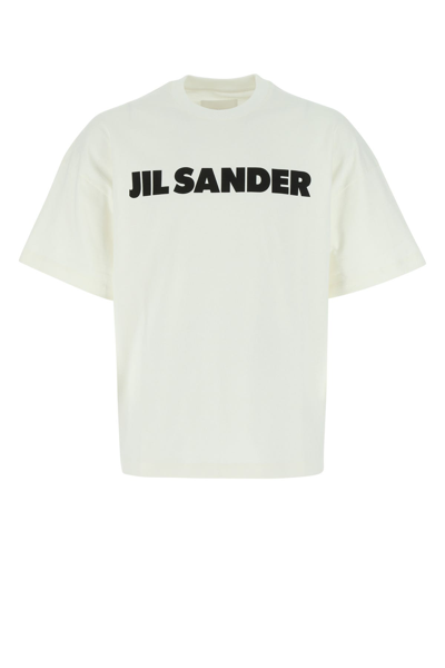 Jil Sander White Cotton T-shirt