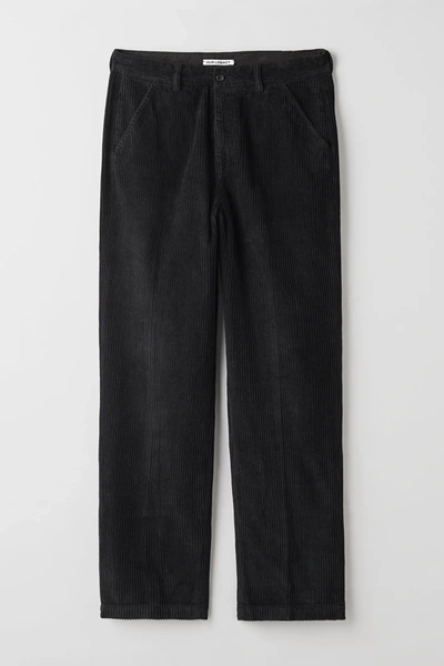 Shop Our Legacy Men Chino 22 Corduroy Trousers In Black