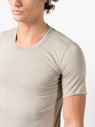 Shop Rick Owens Men Basic Ss T In 08 Pearl