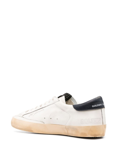 Shop Golden Goose Superstar Star-patch Sneakers In Weiss