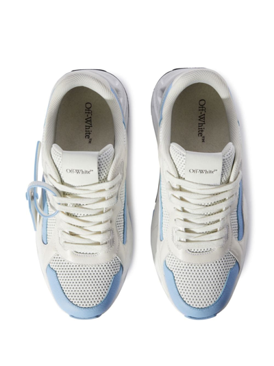 Shop Off-white Kick Off Lace-up Sneakers In White