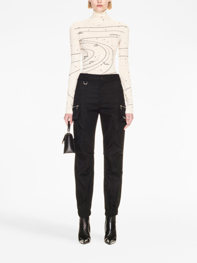 Off-white Klassische Cargohose In Black