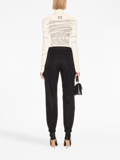 Off-white Klassische Cargohose In Black