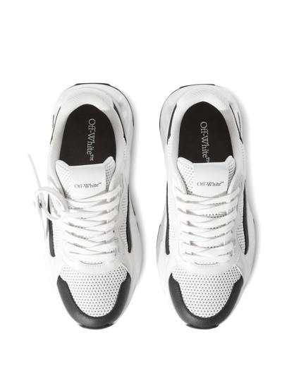 Off-white Runner B Sneakers - Leather - White/ Black In White