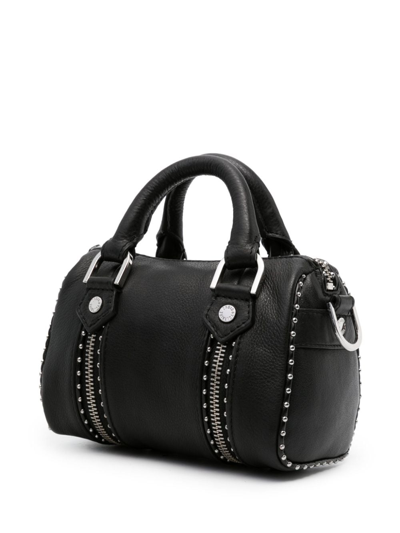 Shop Zadig & Voltaire Sunny Nano Leather Mini Bag In Schwarz