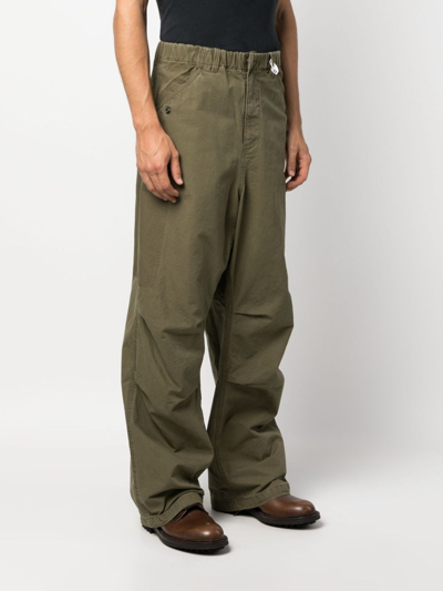 Miharayasuhiro Ripstop Military Cotton Pants In Green