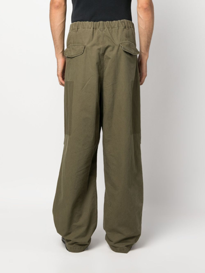 Miharayasuhiro Ripstop Military Cotton Pants In Green