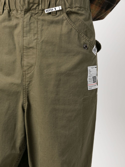 Miharayasuhiro Ripstop Military Cotton Pants In Green