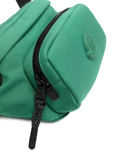 Moncler Durance Logo-patch Belt Bag In Grün