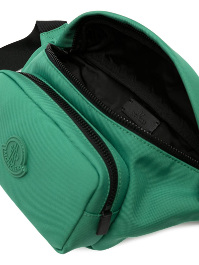 Moncler Durance Logo-patch Belt Bag In Grün