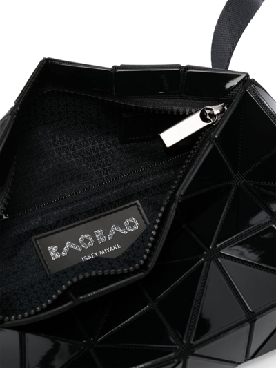 Shop Bao Bao Issey Miyake Carton Metallic Shoulder Bag In Schwarz