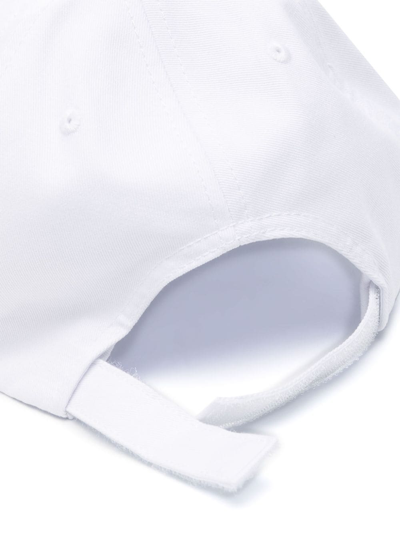 Shop Moncler Patch-detail Baseball Cap In White