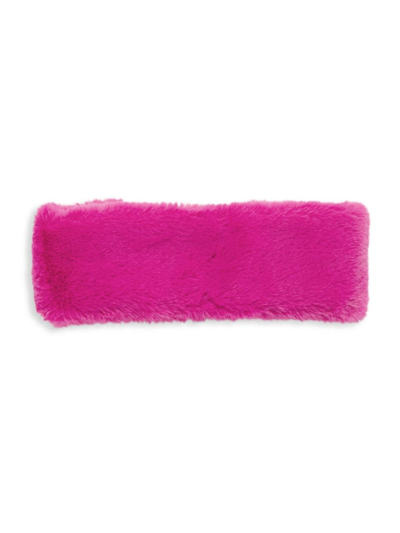 Shop Apparis Women's Eleni Lightweight Faux Fur Headband In Confetti
