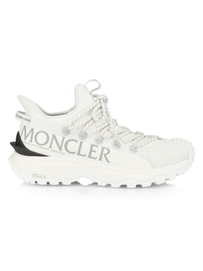 Shop Moncler Women's Trailgrip Lite2 Low-top Sneakers In White