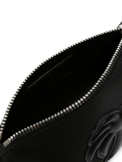 Palm Angels Palm-appliqué Shoulder Bag In Black