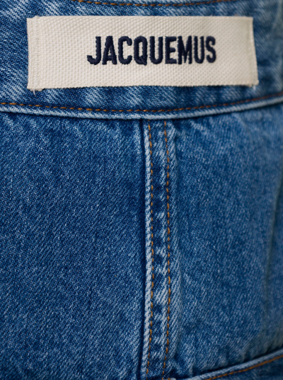 Shop Jacquemus La Mini De Nimes Criollo In Blu