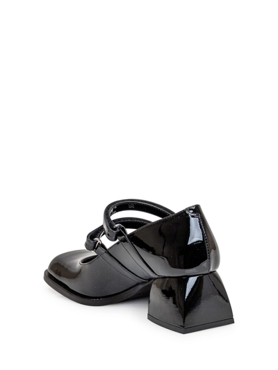 Shop Nodaleto Bulla Bacara Heel Shoe In Black Patent