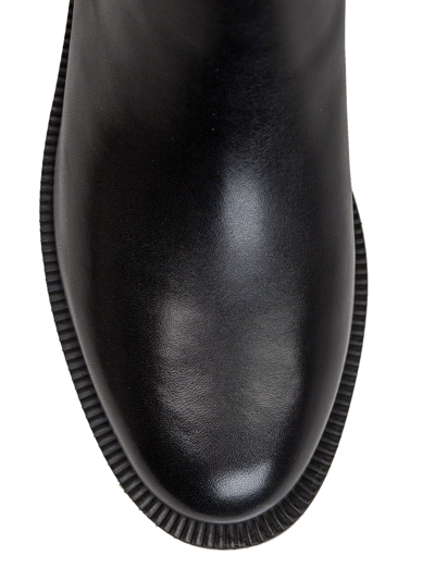 Shop Michael Michael Kors Regan Flat Boots In Black