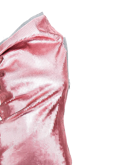 Shop Rick Owens Athena Dress In Pink