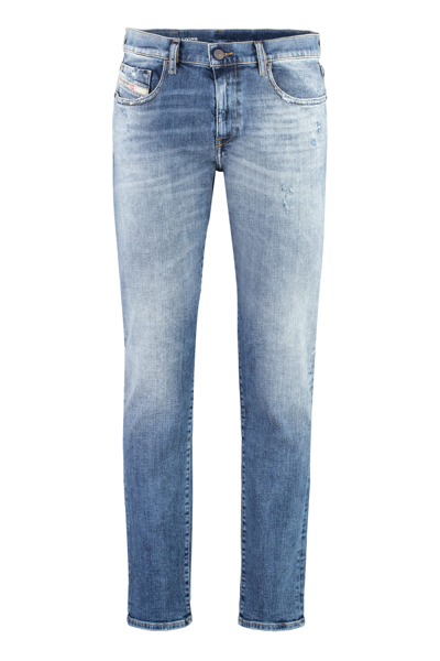 Shop Diesel 2019 D-struktslim Fit Jeans In Denim