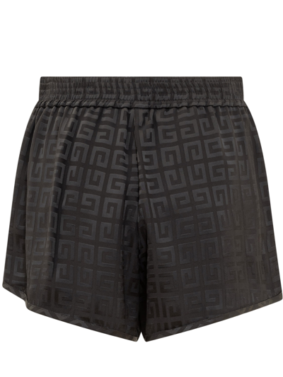 Shop Givenchy 4g Shorts In Black